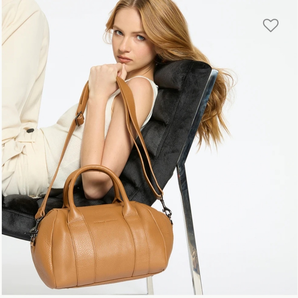 Status Anxiety Tan Leather Bag - Picture 4 of 8